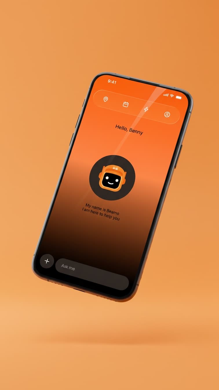 BookaBeam™ app screen - Beamo