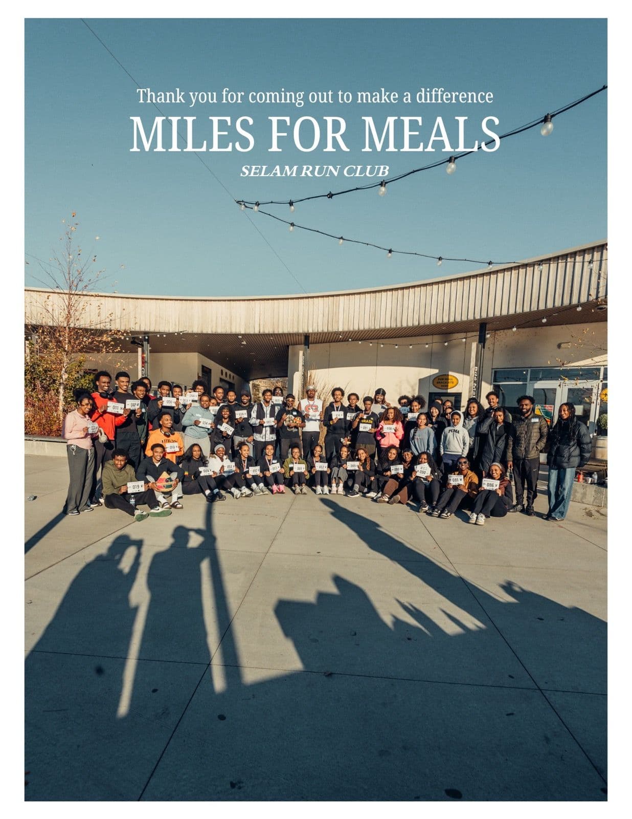 Selam Run Club - Miles for Meals